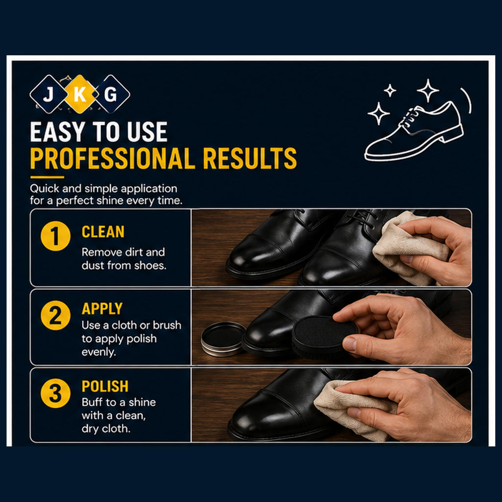 Black Shoe Polish Cream – 50ml