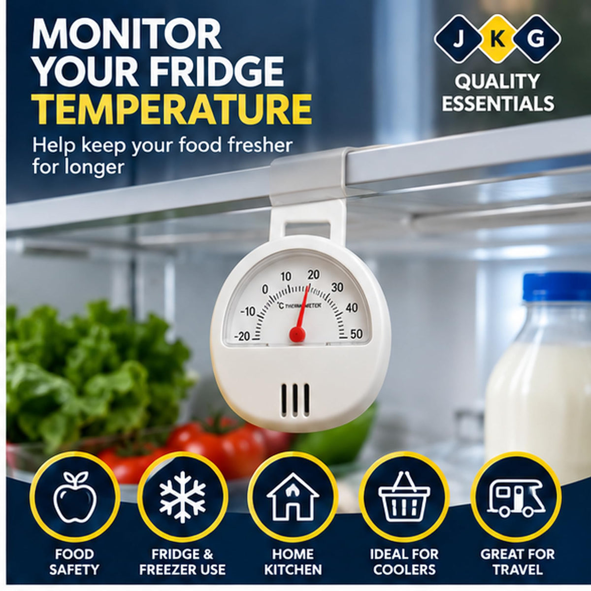 Fridge & Freezer Thermometer