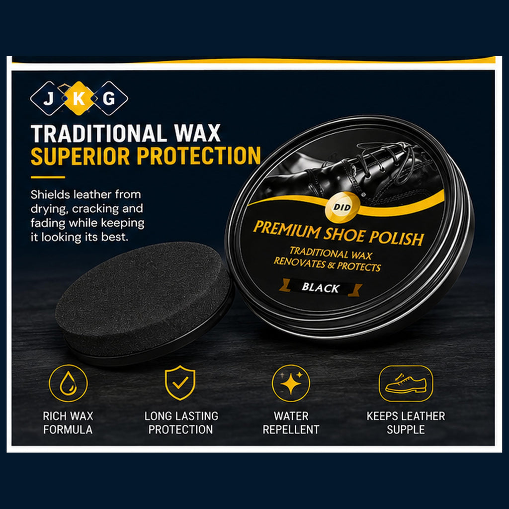 Black Shoe Polish Cream – 50ml