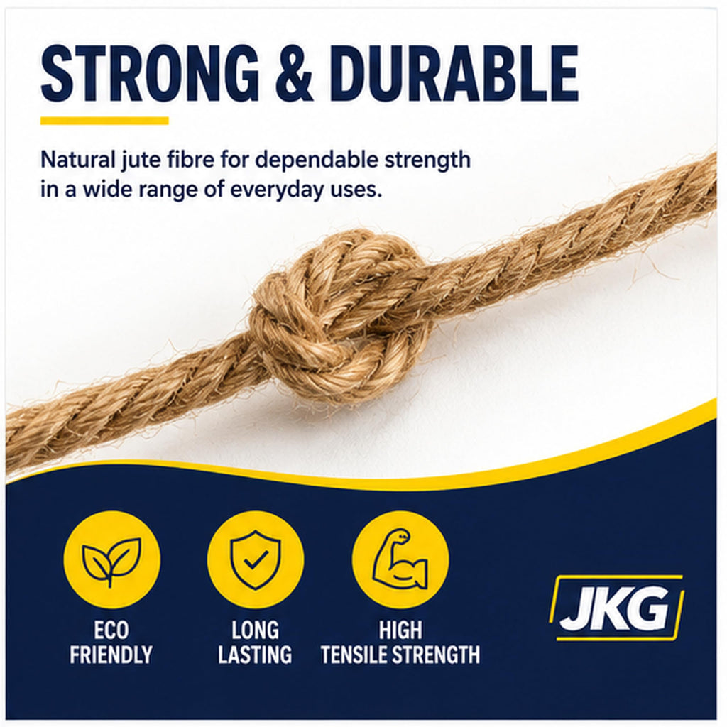 Natural Cotton Ball String – Pack of 3