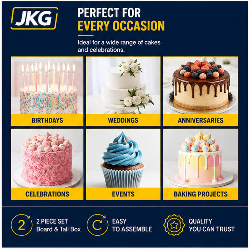10 Inch Cake Board & Box