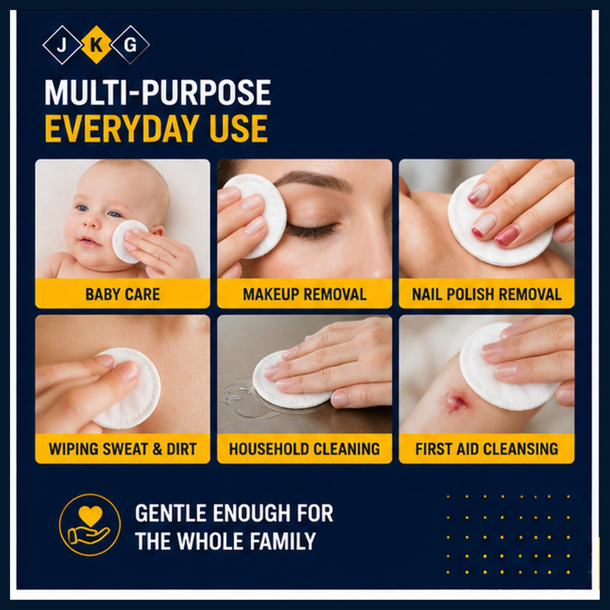 Cotton Wool Pads – Pack of 120