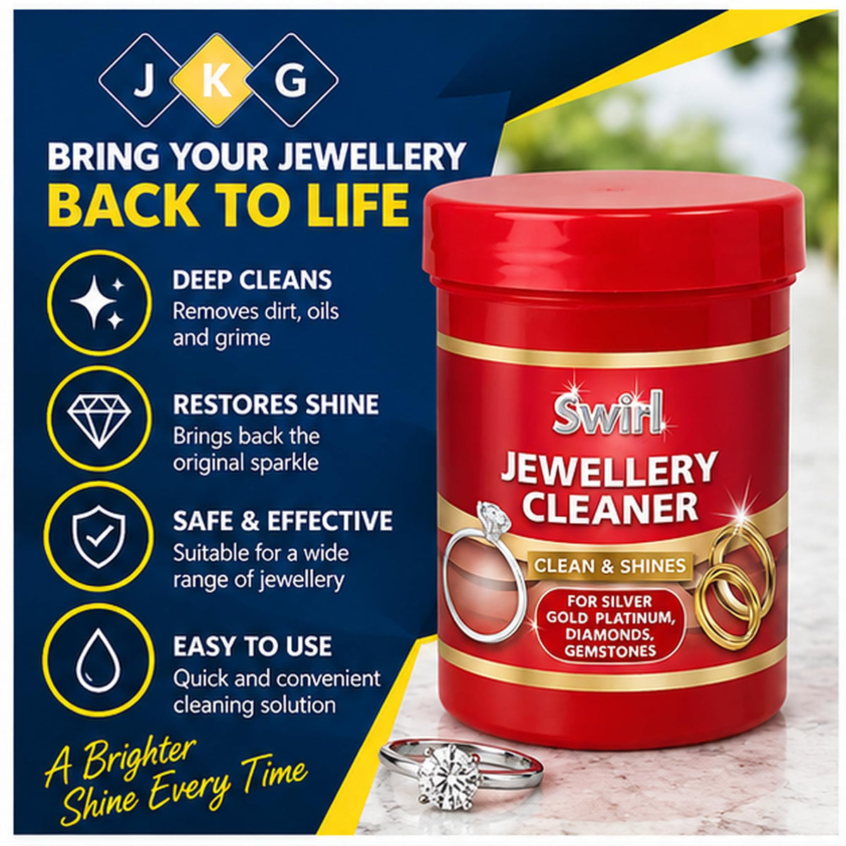 Jewellery Cleaner Solution – 145ml