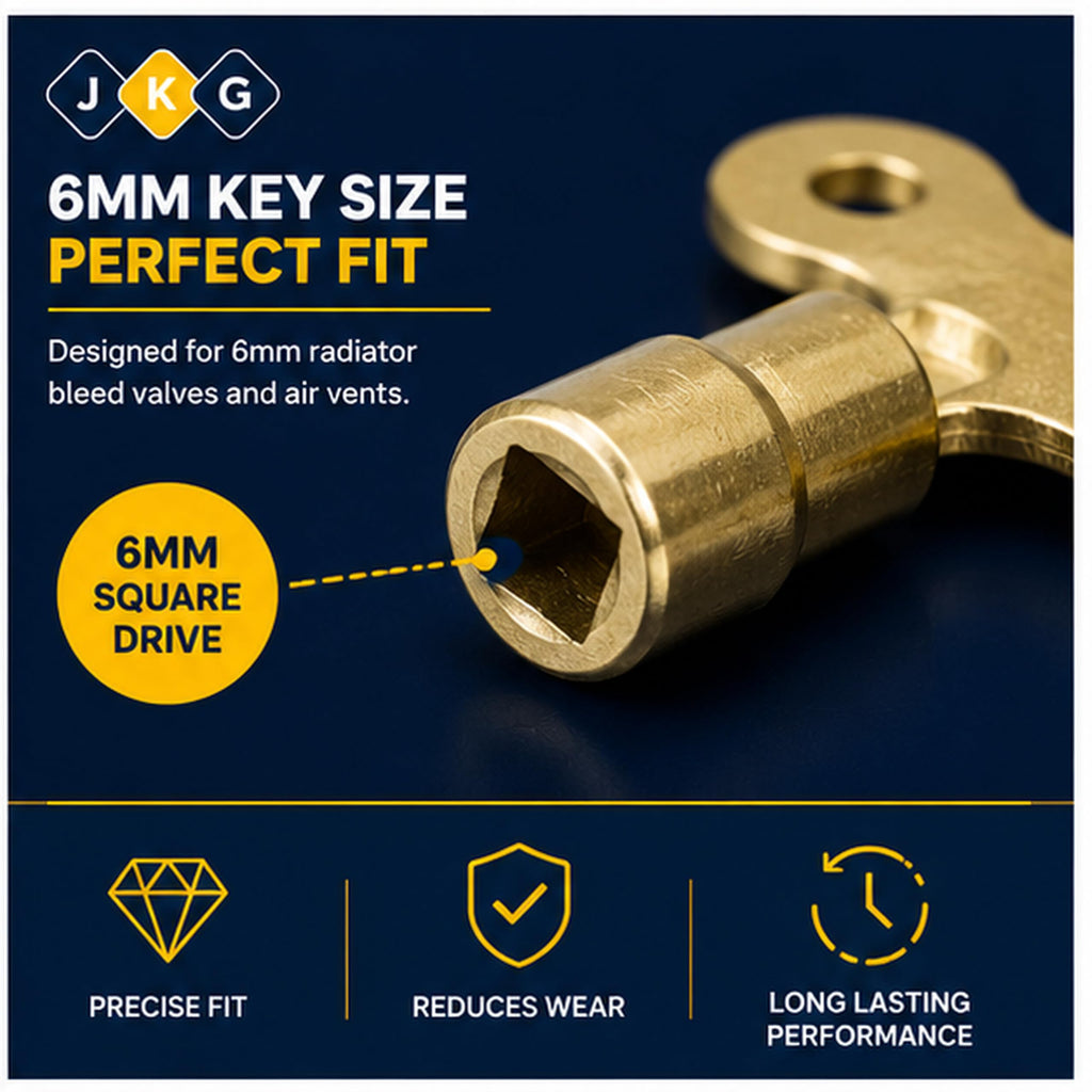 Brass Radiator Bleed Keys – Pack of 2