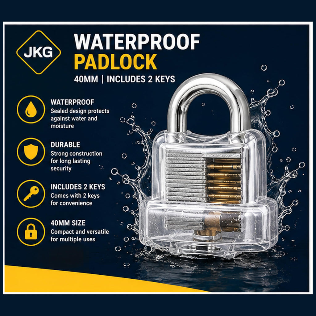 40mm Waterproof Padlock with Keys