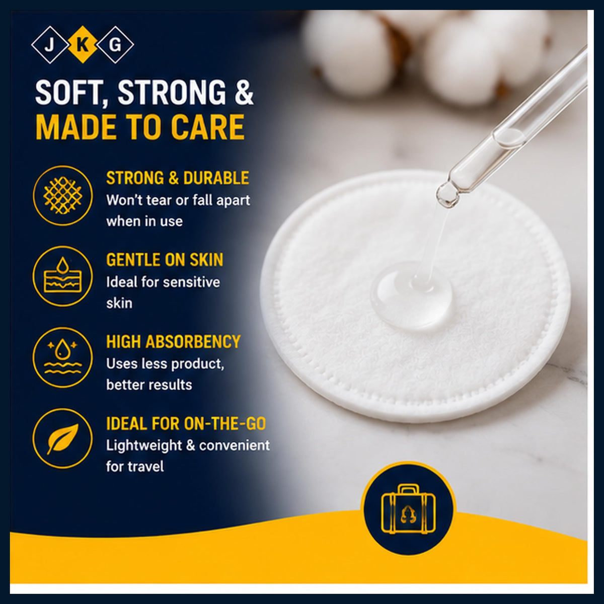 Cotton Wool Pads – Pack of 120