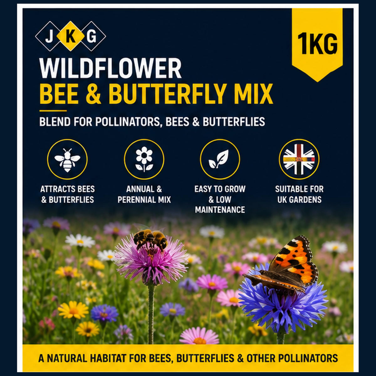 Wildflower Seed Mix – 1kg