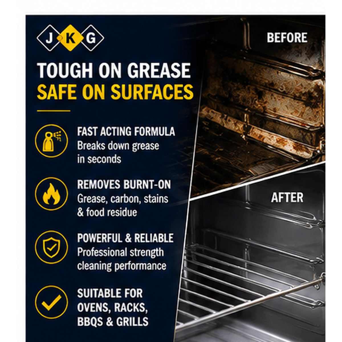 Oven Cleaner Kit with Scraper – 400ml