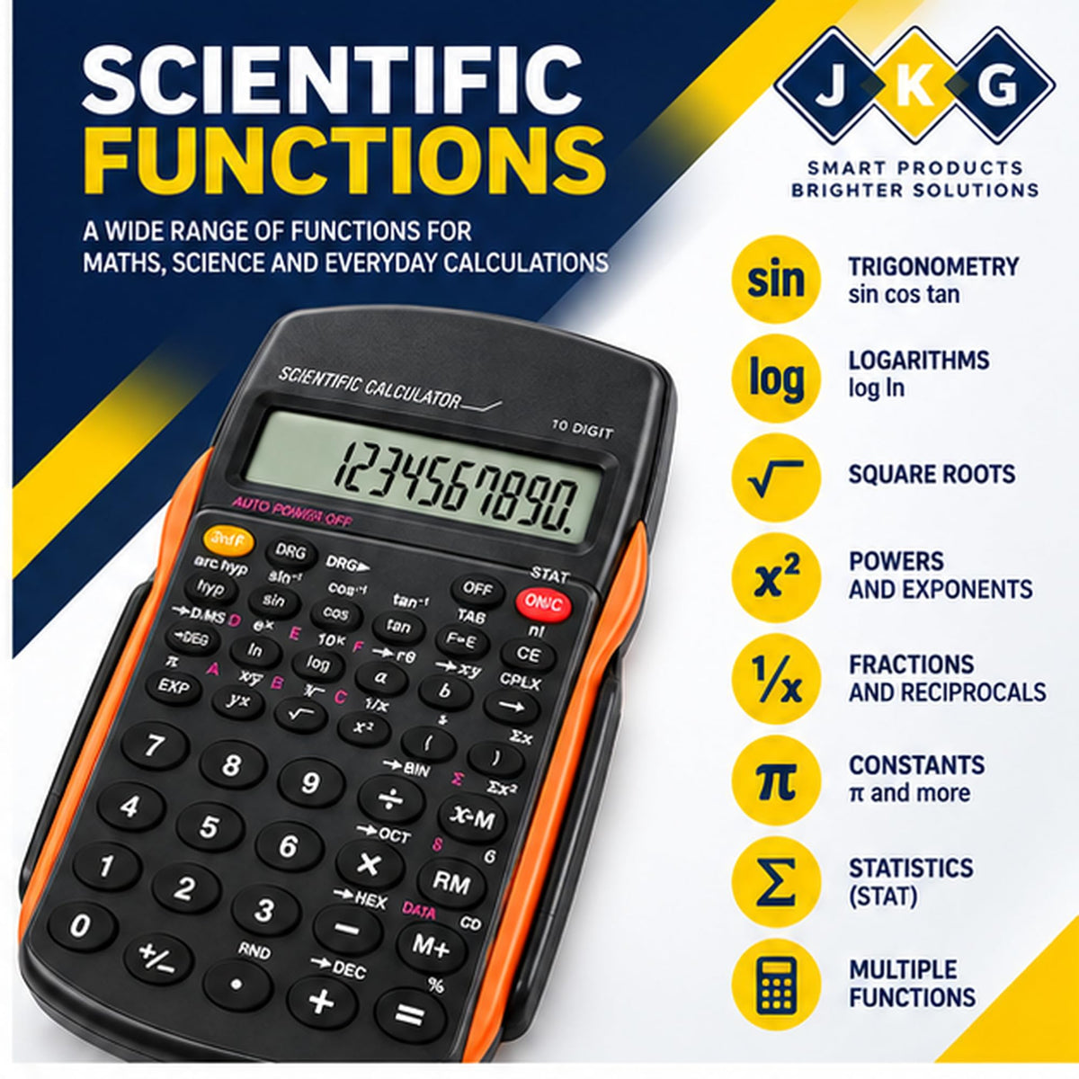 10-Digit Scientific Calculator