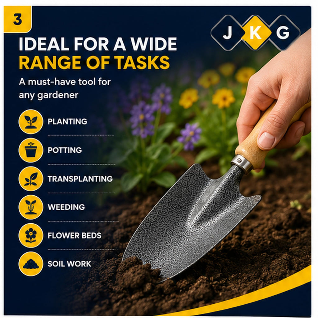 Wooden Handle Garden Trowel – 30cm