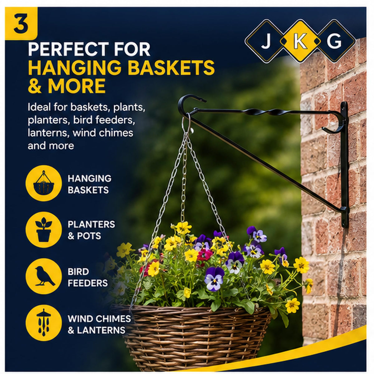 Hanging Basket Bracket – 10 Inch