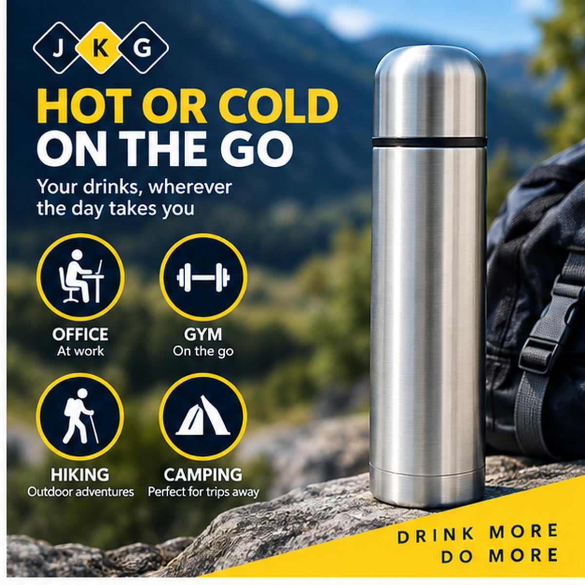 Stainless Steel Vacuum Flask – 500ml