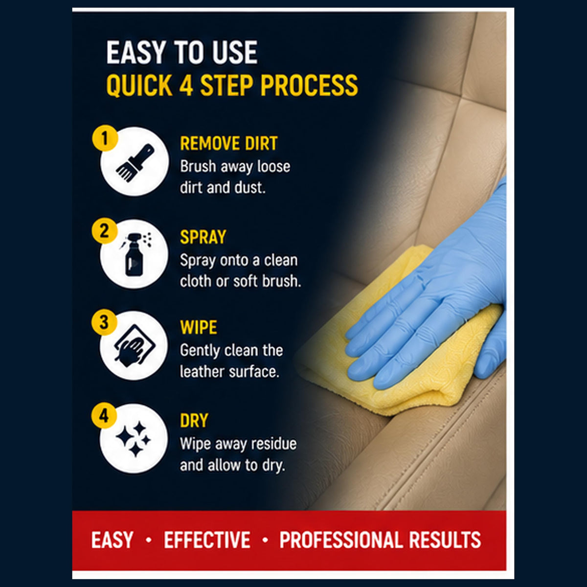 Car Leather Cleaner – 2 x 300ml